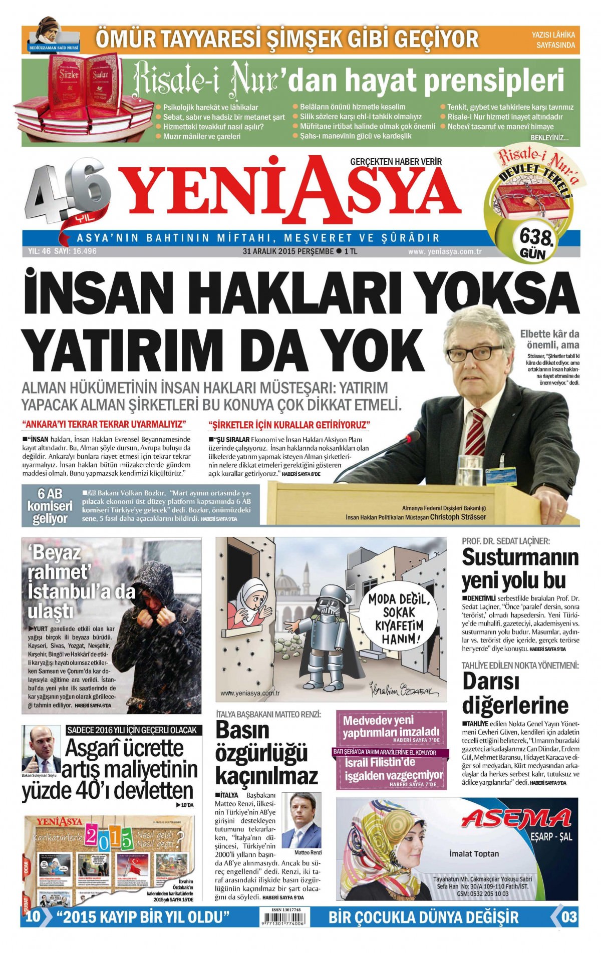 Gazeteler bugün ne yazdı? - 8