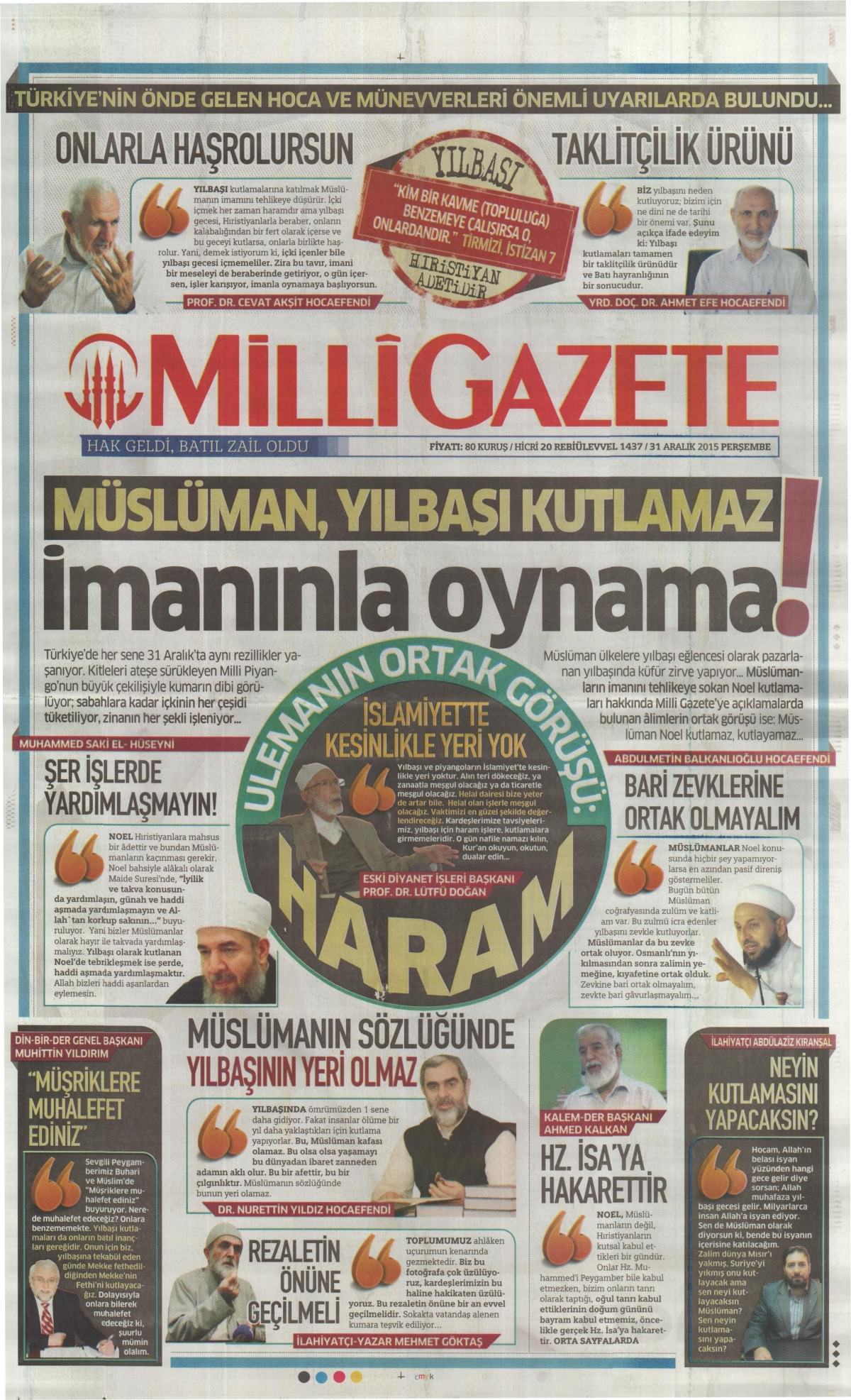 Gazeteler bugün ne yazdı? - 1