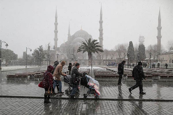 İstanbul'dan kar manzaraları - 8