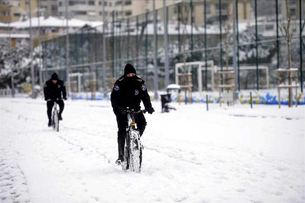 İstanbul'dan kar manzaraları - 21