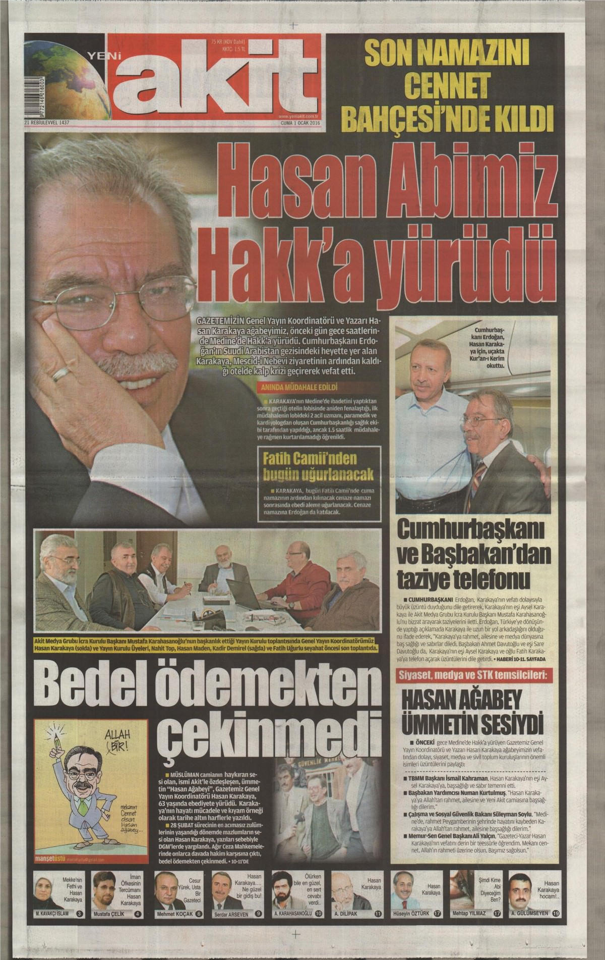 Gazeteler bugün ne yazdı? - 1