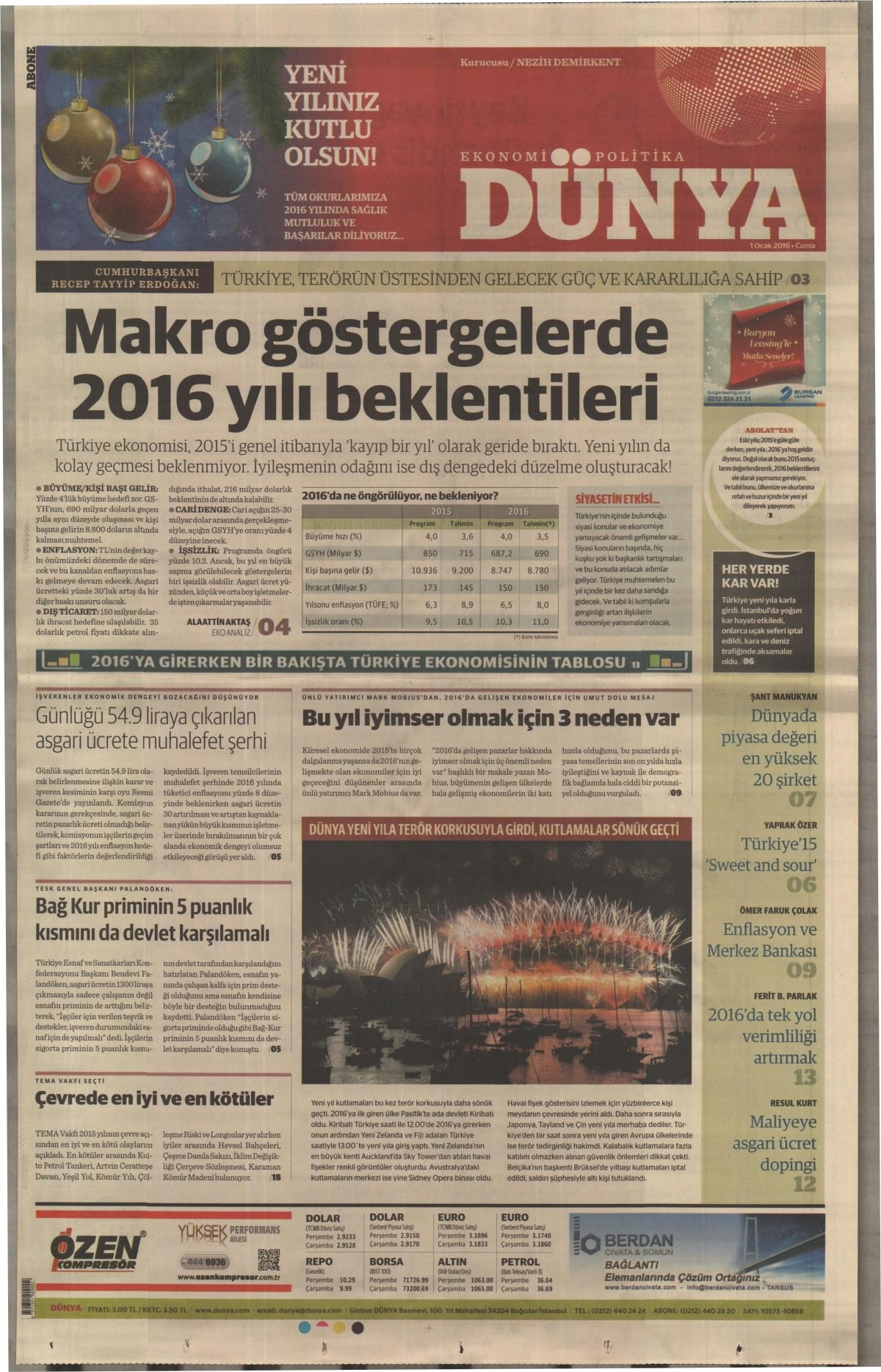 Gazeteler bugün ne yazdı? - 12