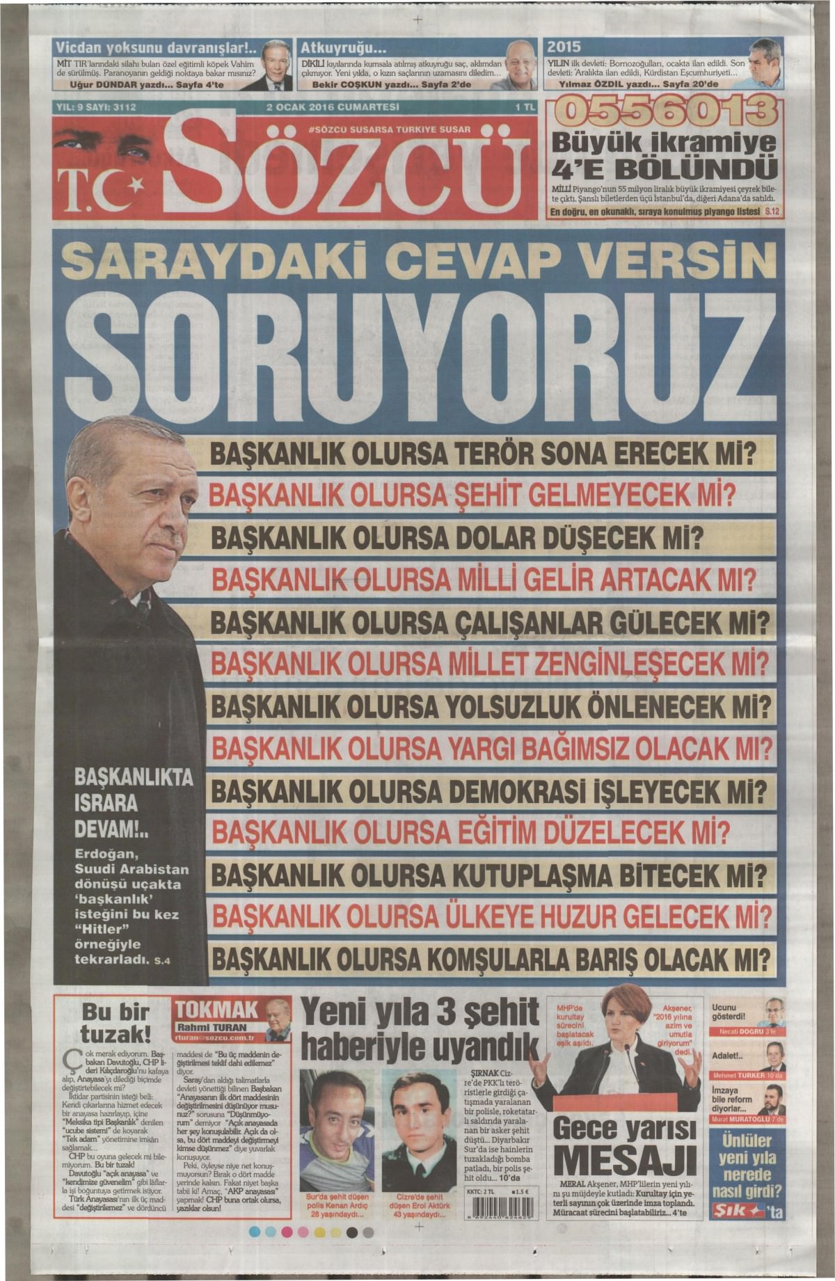 Gazeteler bugün ne yazdı? - 678