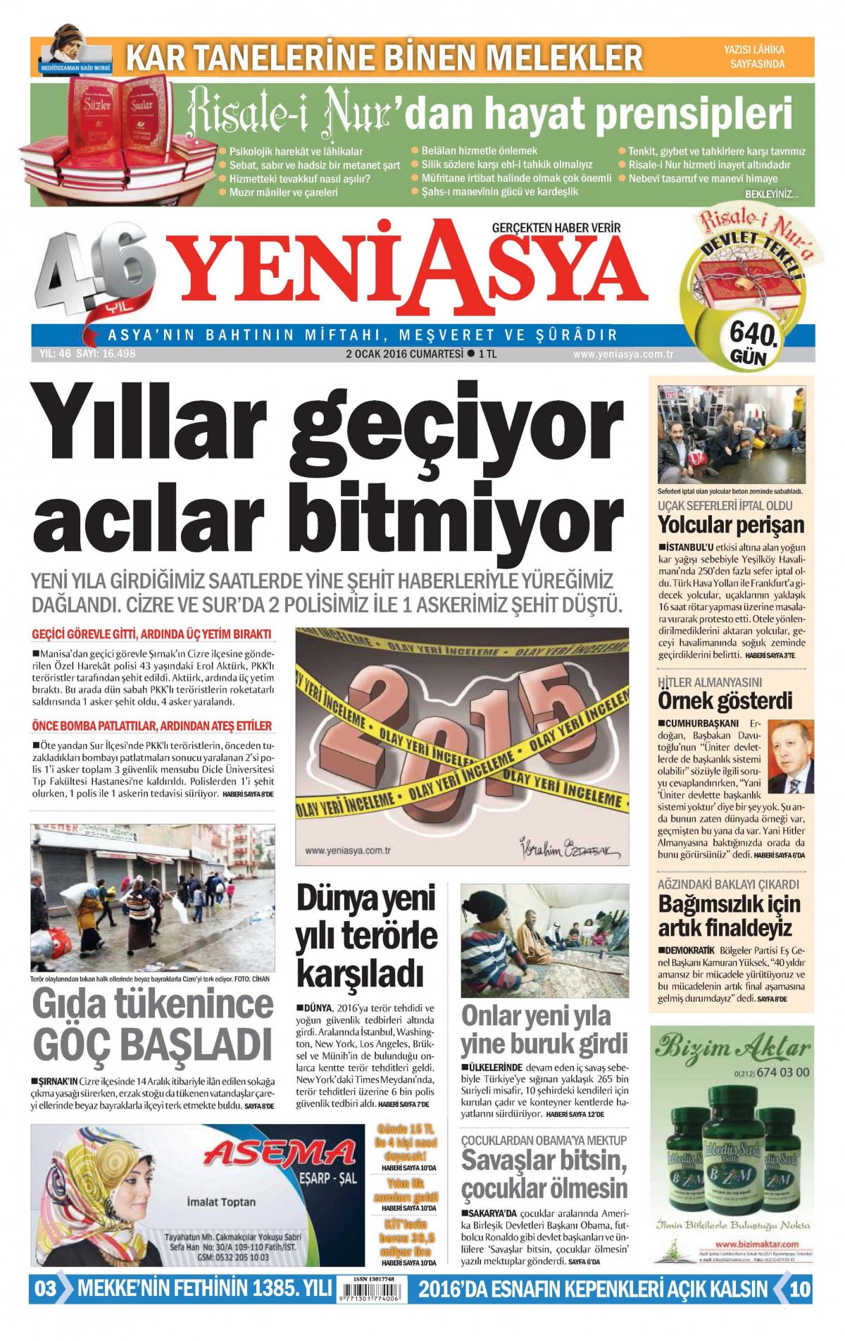 Gazeteler bugün ne yazdı? - 554