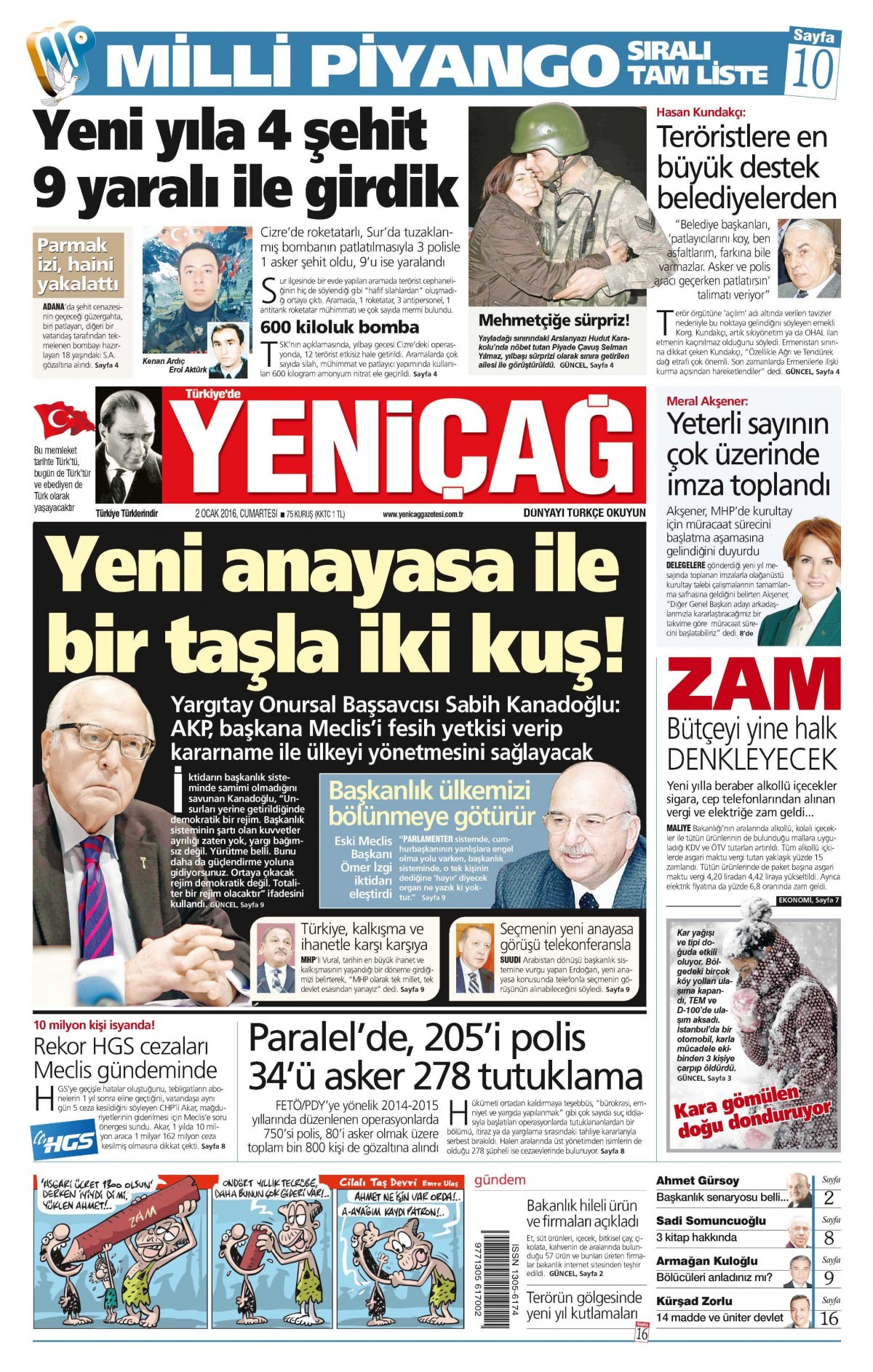 Gazeteler bugün ne yazdı? - 556