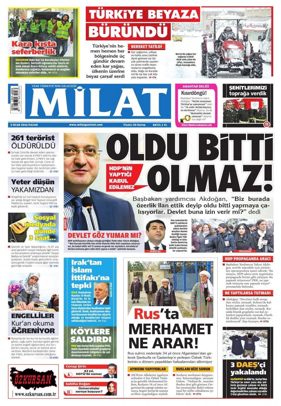 Gazeteler bugün ne yazdı? - 571