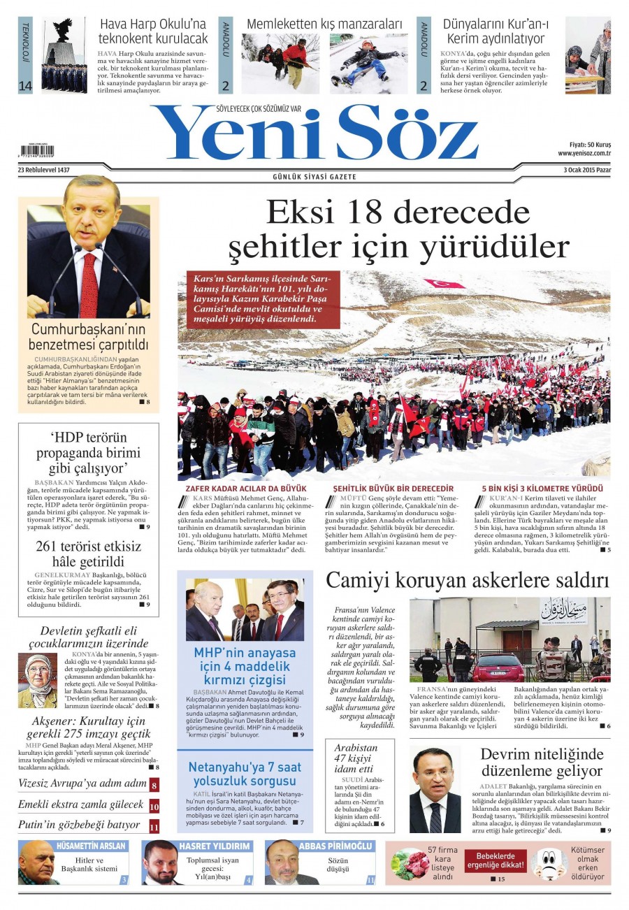 Gazeteler bugün ne yazdı? - 660