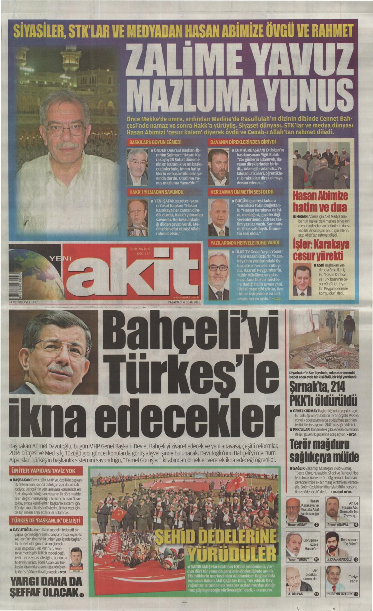 Gazeteler bugün ne yazdı? - 20