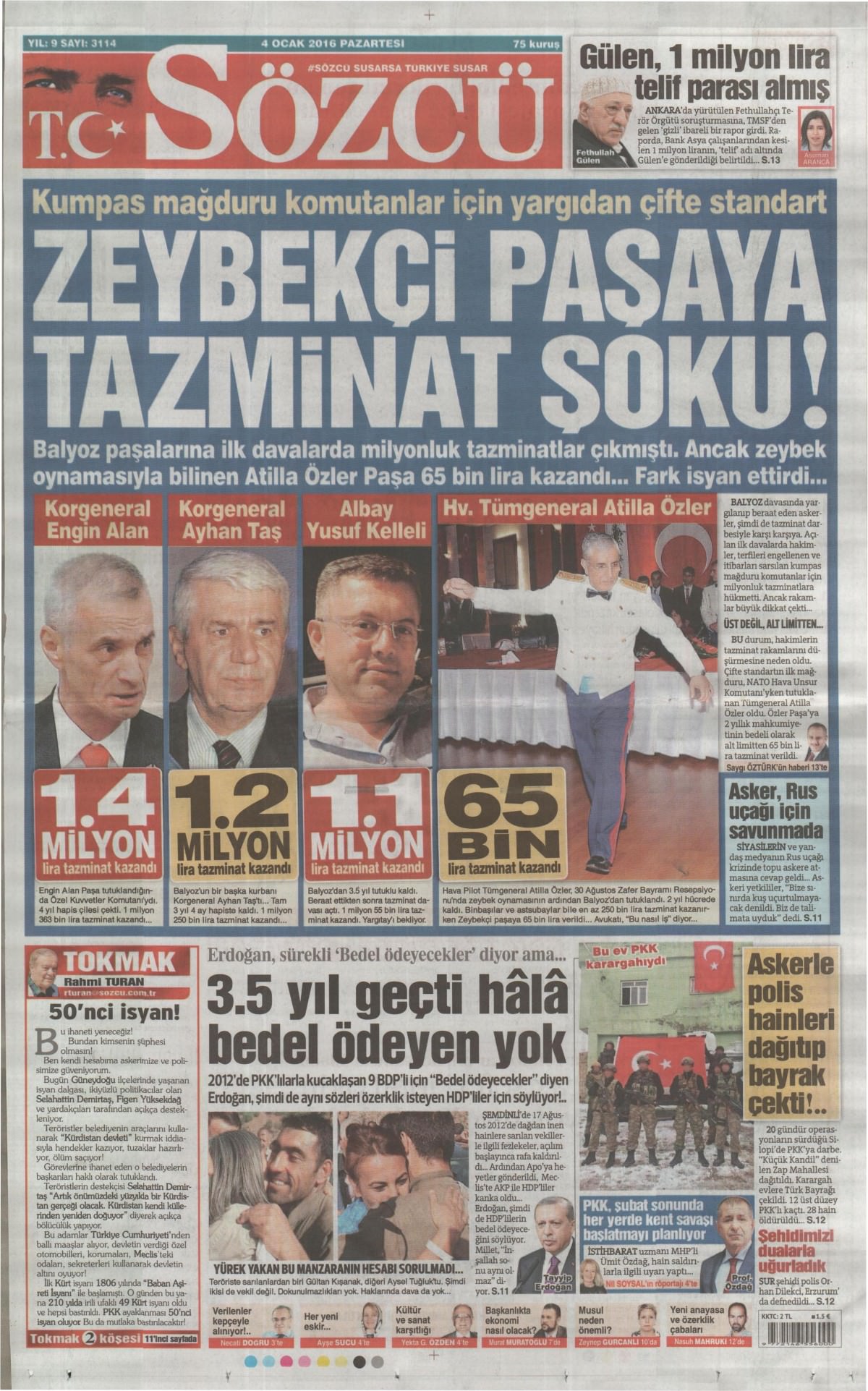 Gazeteler bugün ne yazdı? - 3