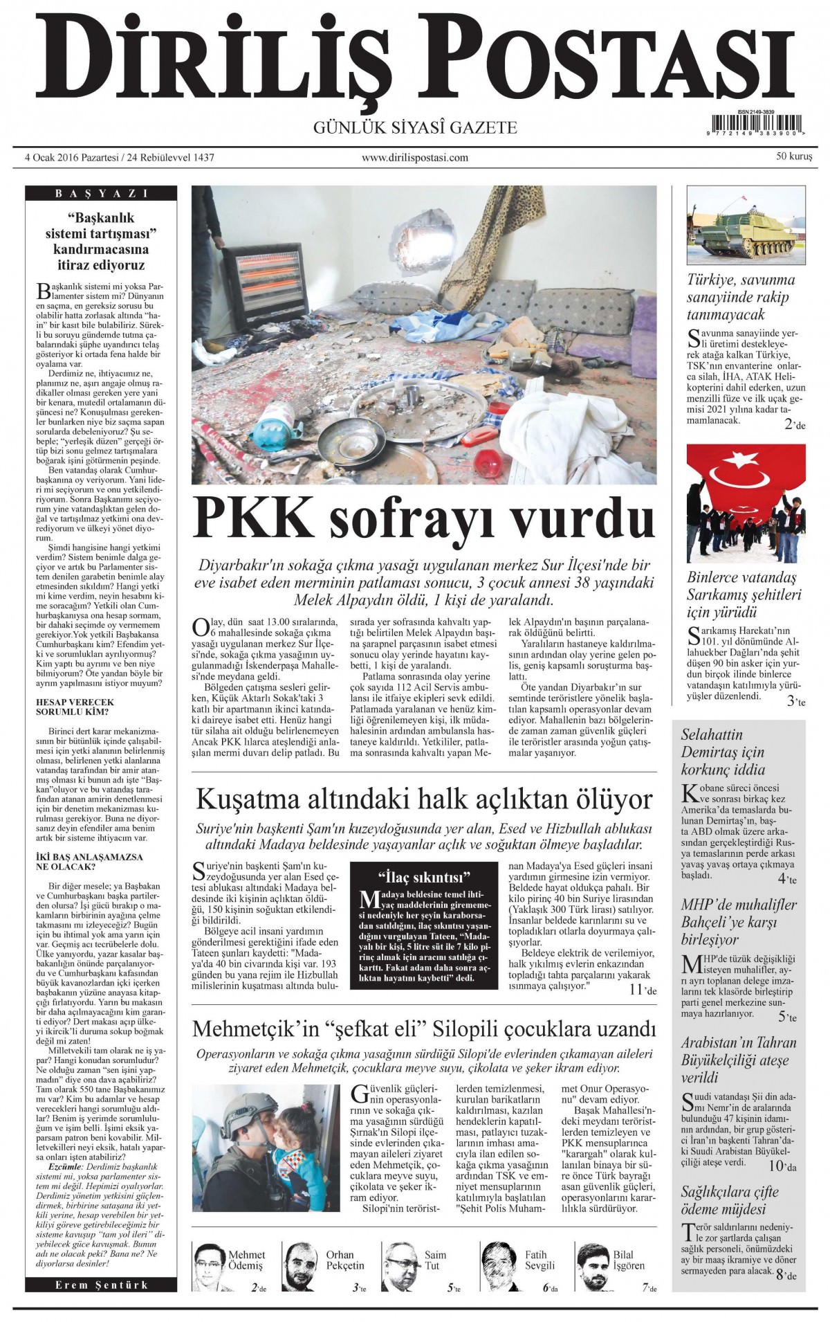 Gazeteler bugün ne yazdı? - 7