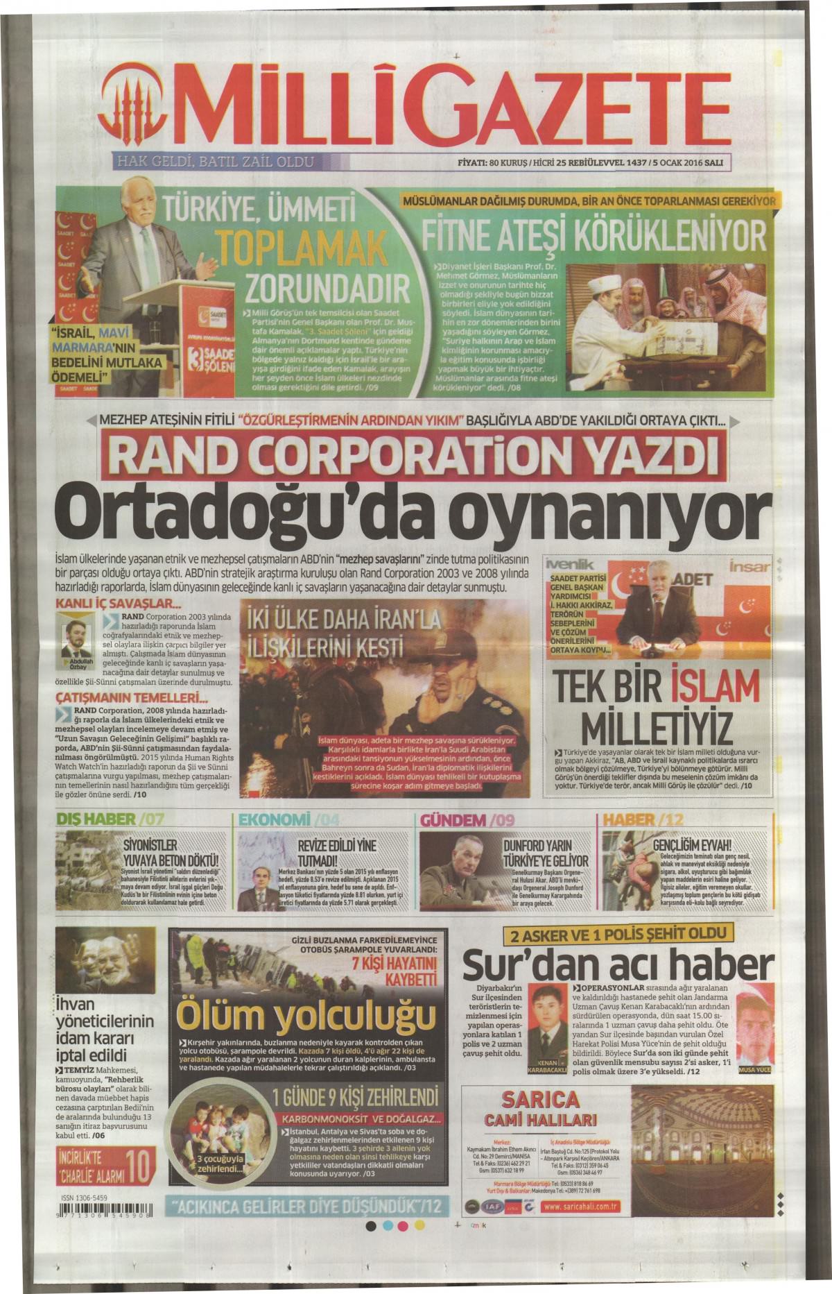 Gazeteler bugün ne yazdı? - 4