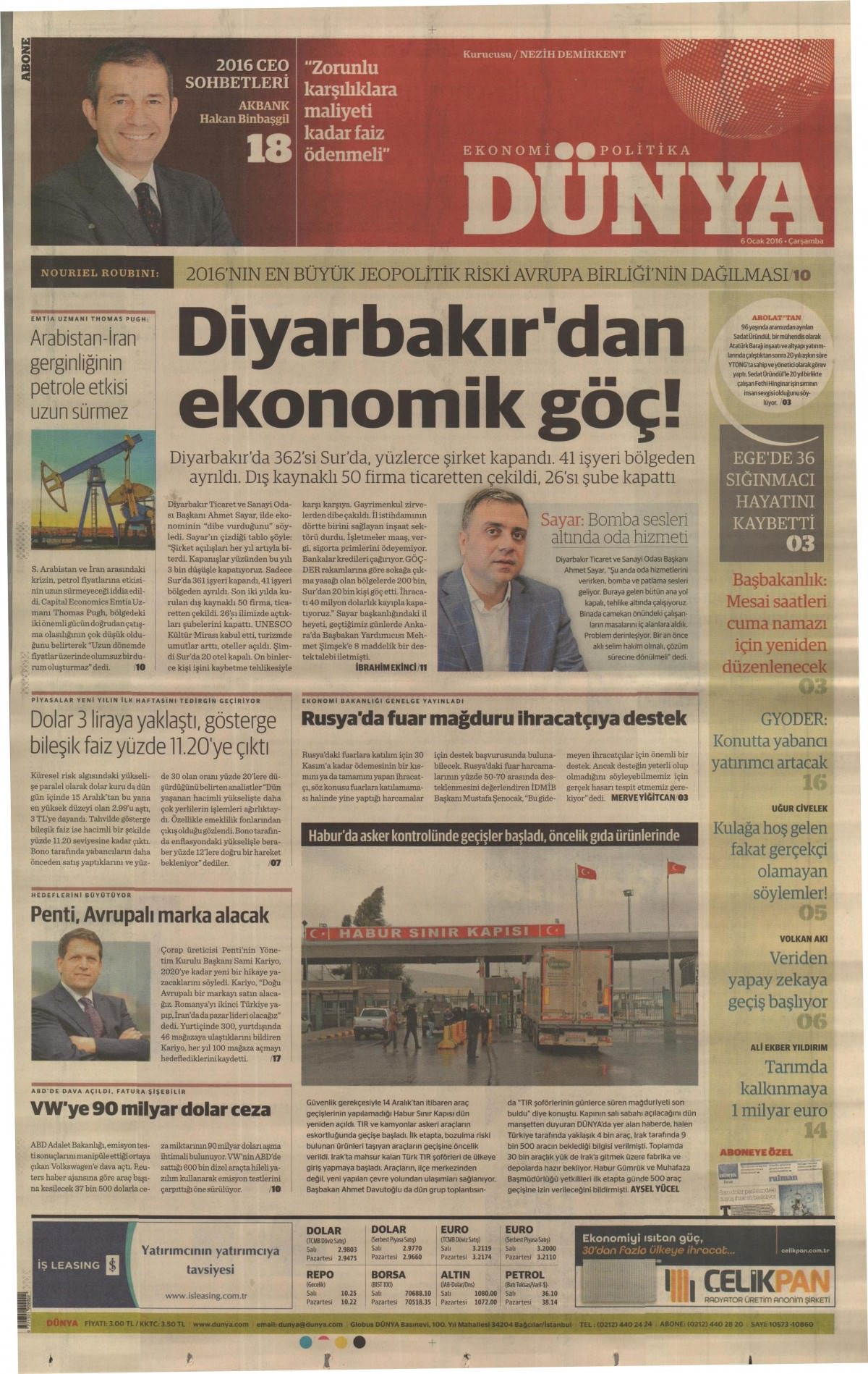 Gazeteler bugün ne yazdı? - 19