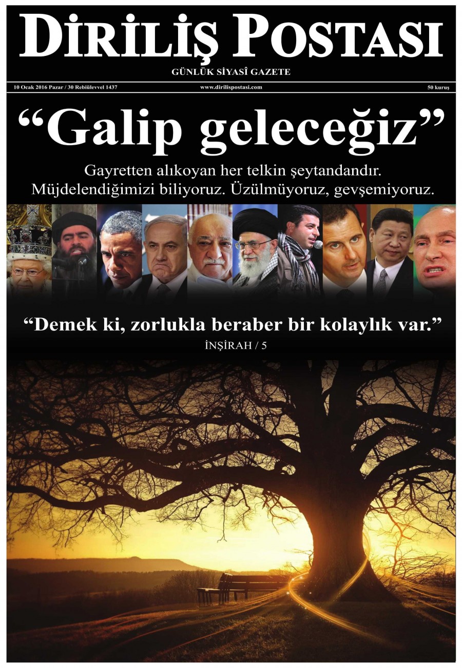 10 Ocak 2016 gazete manşetleri - 844