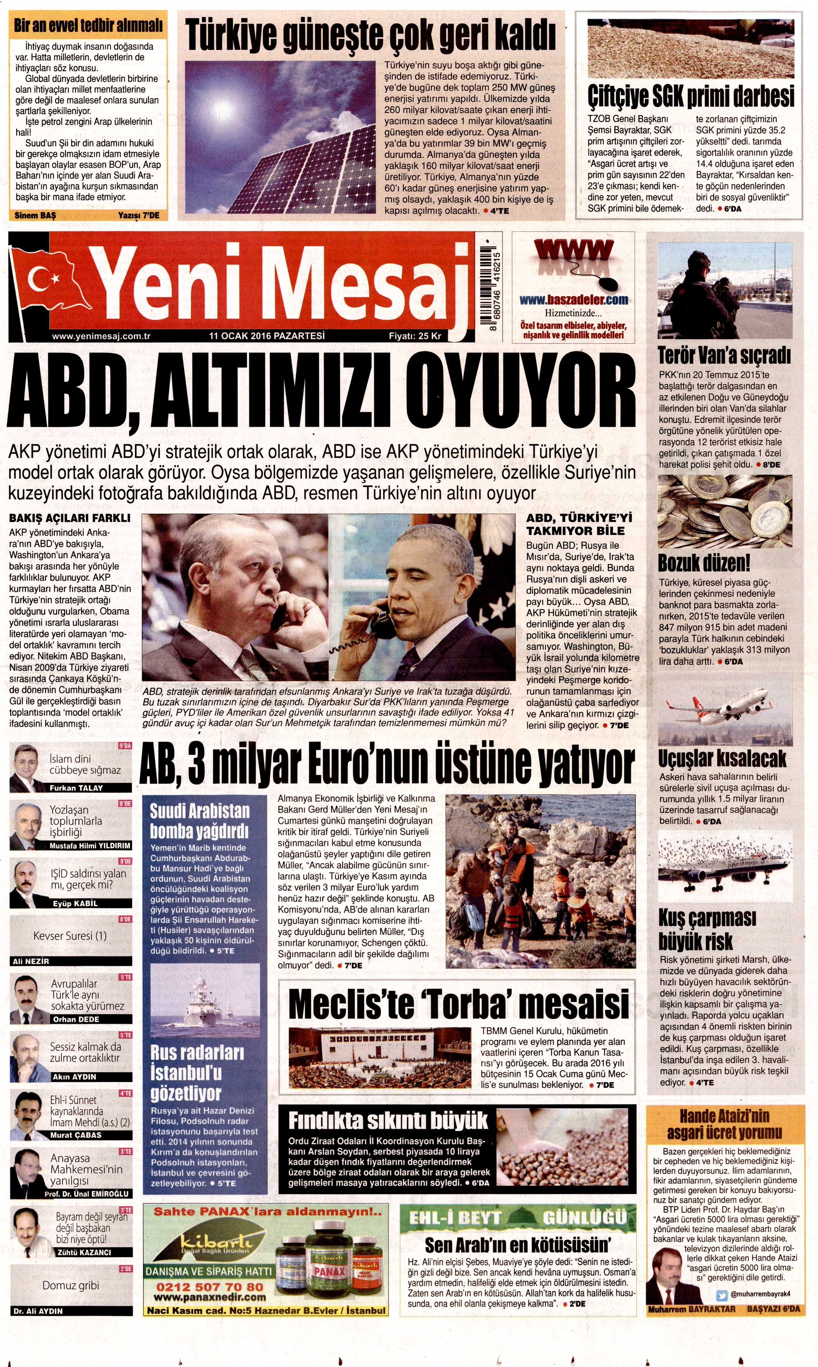 Gazeteler bugün ne yazdı? - 13