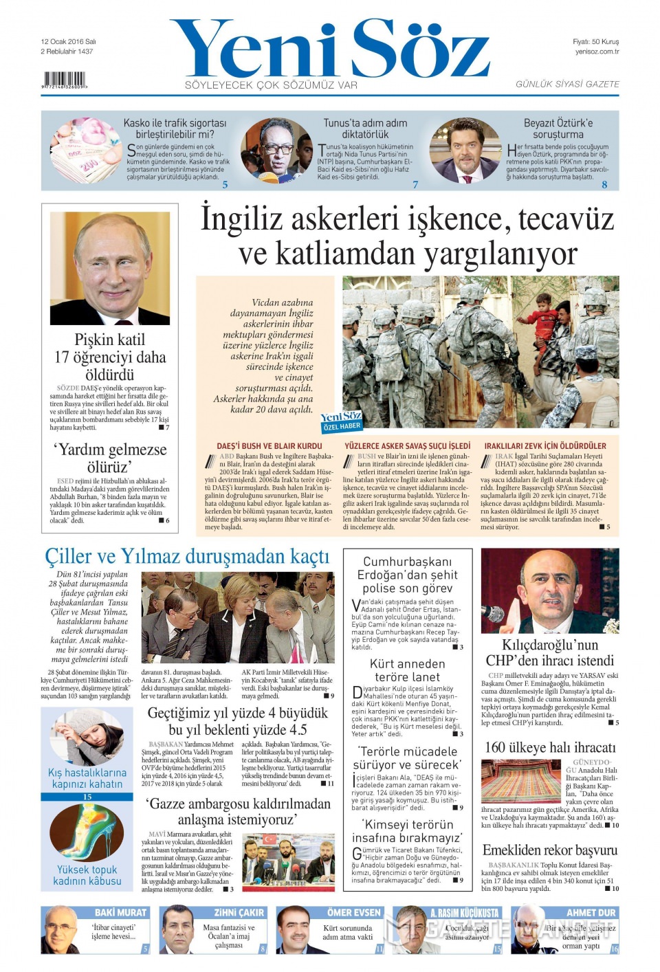 Gazeteler bugün ne yazdı? - 19