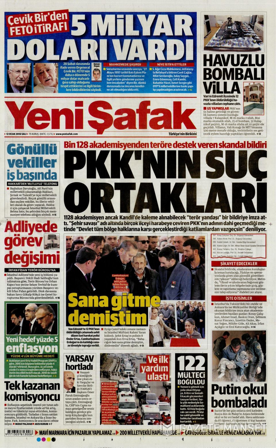 Gazeteler bugün ne yazdı? - 1