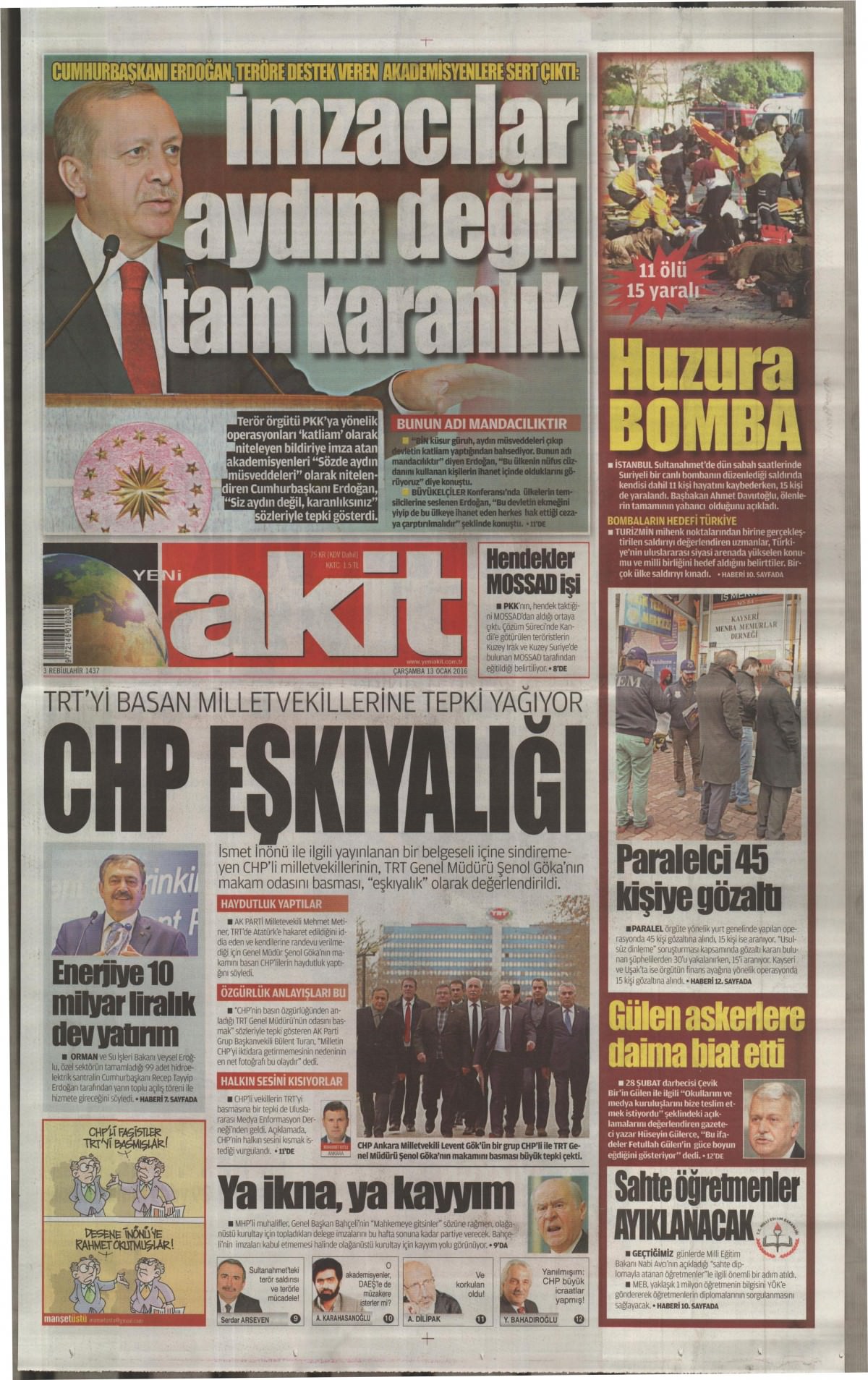 Gazeteler bugün ne yazdı? - 19