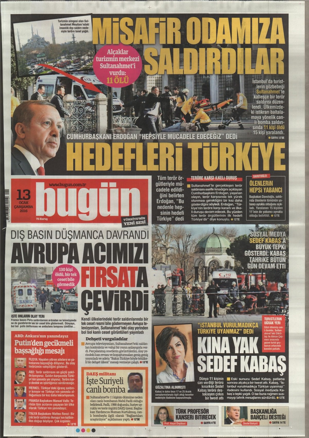 Gazeteler bugün ne yazdı? - 13