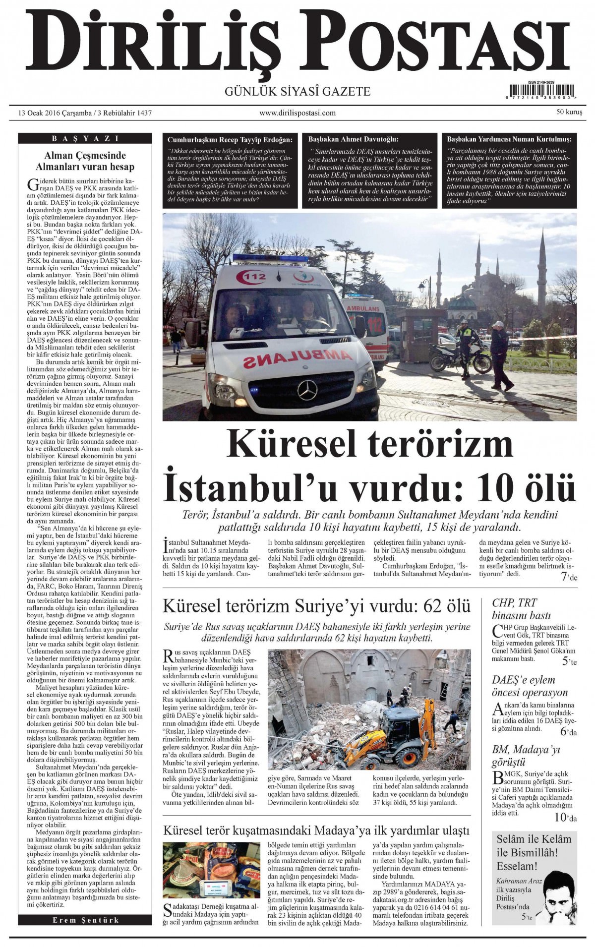 Gazeteler bugün ne yazdı? - 21