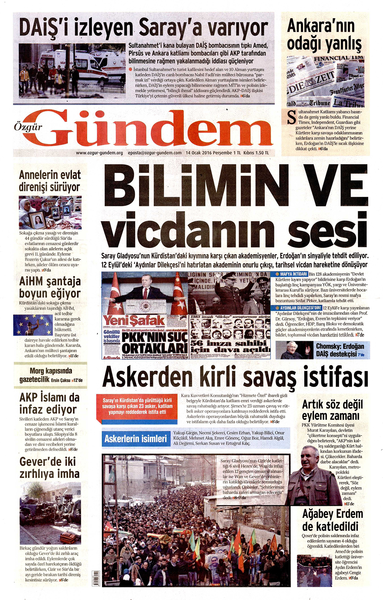 Gazeteler bugün ne yazdı? - 28