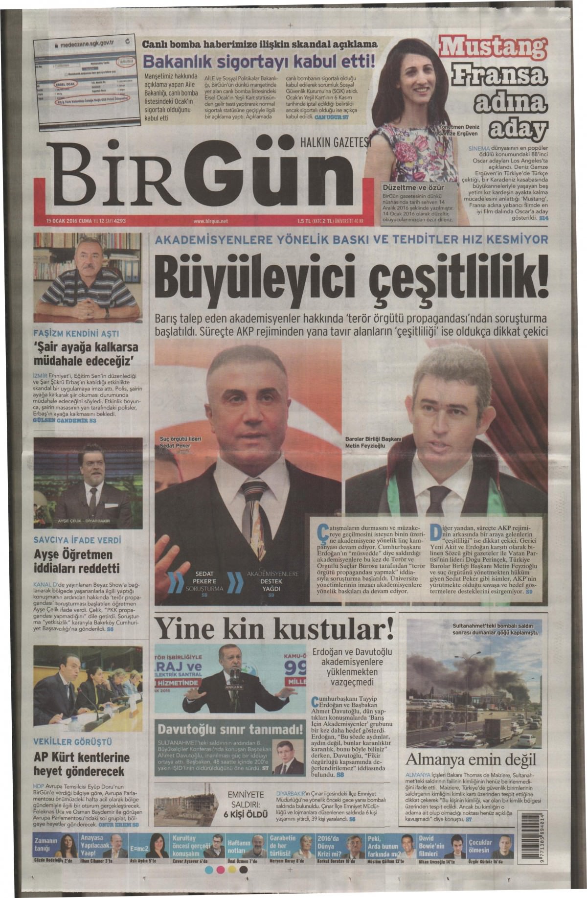 Gazeteler bugün ne yazdı? - 23