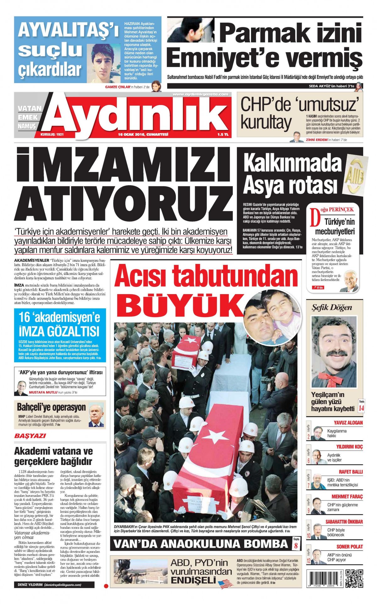 Gazeteler bugün ne yazdı? - 16