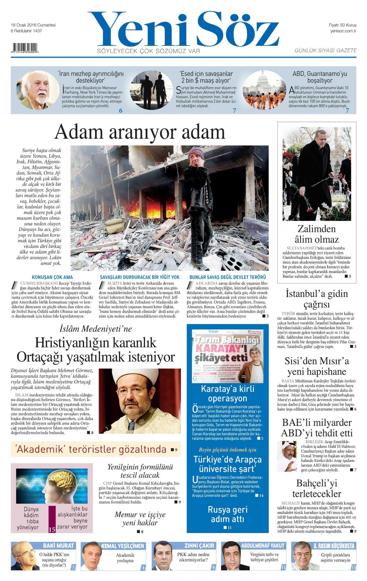 Gazeteler bugün ne yazdı? - 26