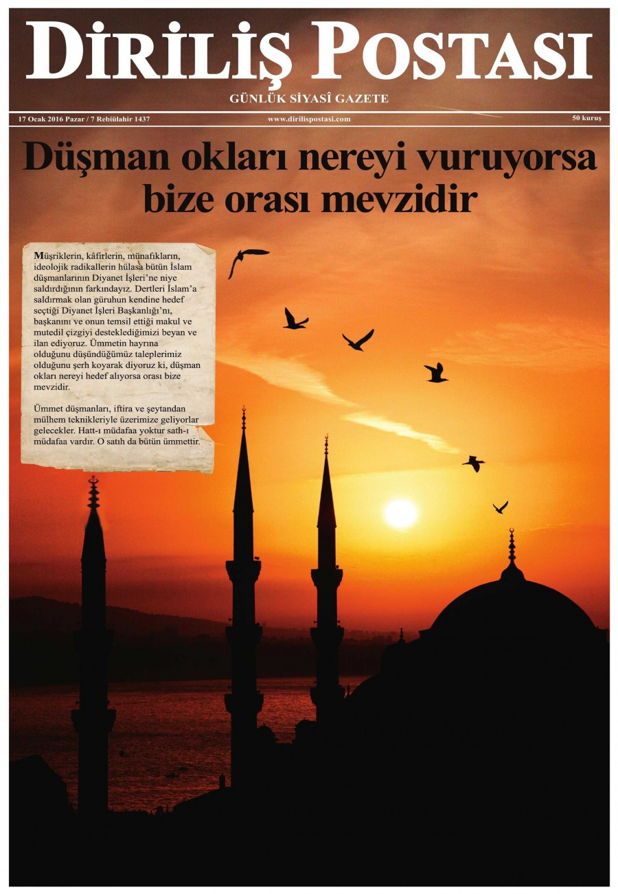 Günün gazete manşetleri (17 Ocak 2016) - 668