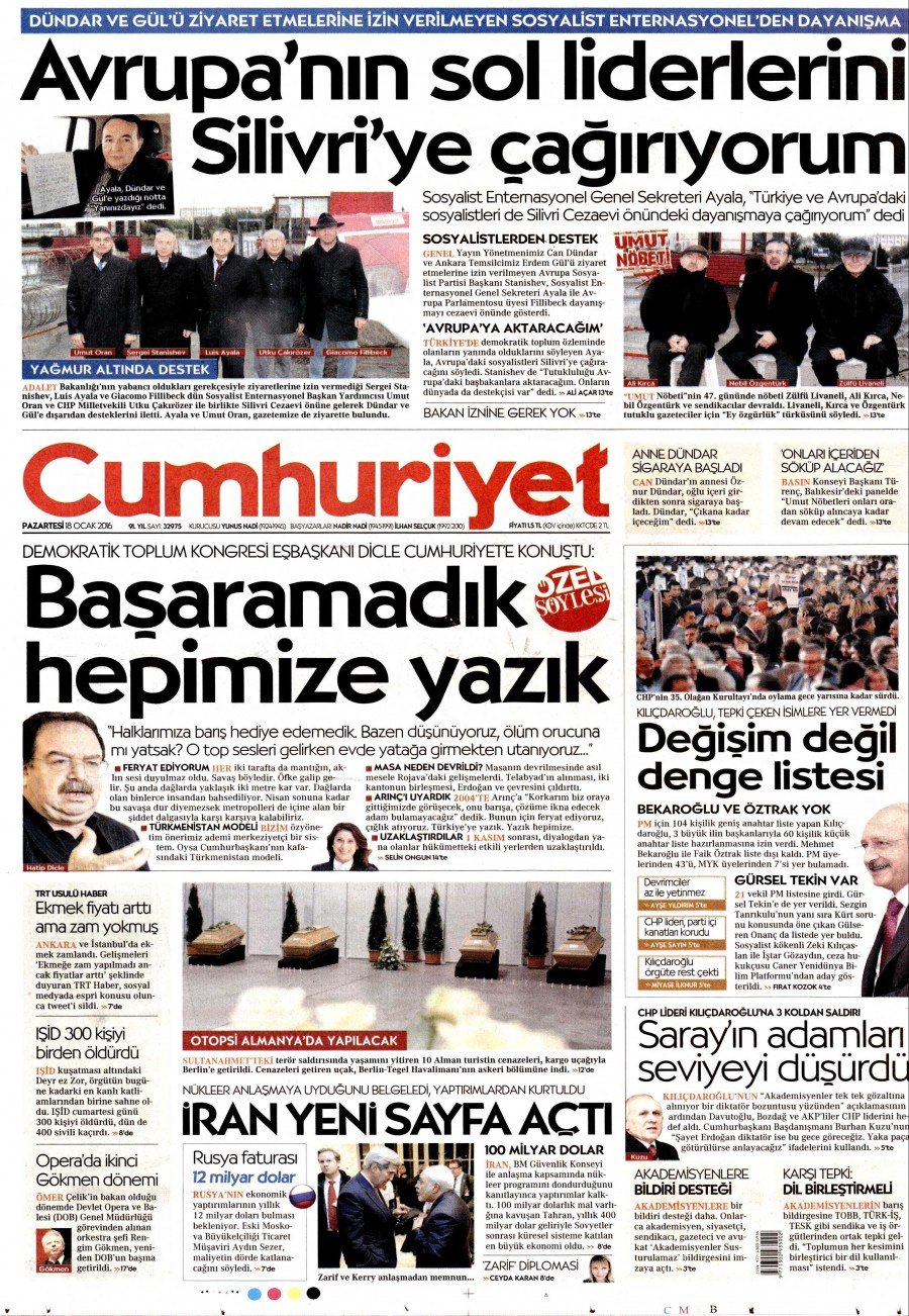 Gazeteler bugün ne yazdı? - 813