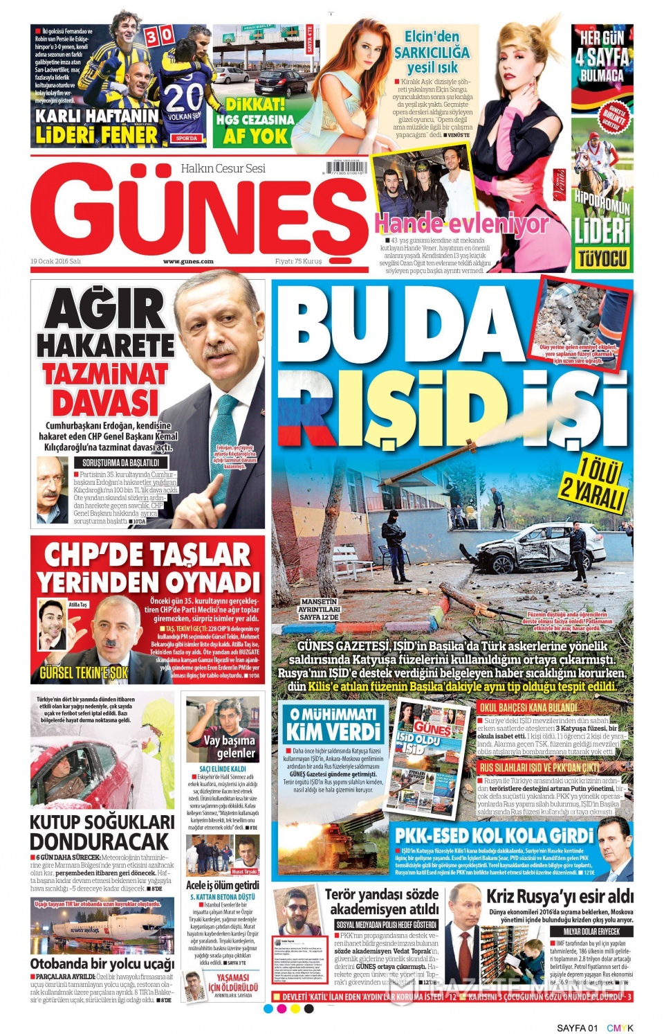 Gazeteler bugün ne yazdı? - 750