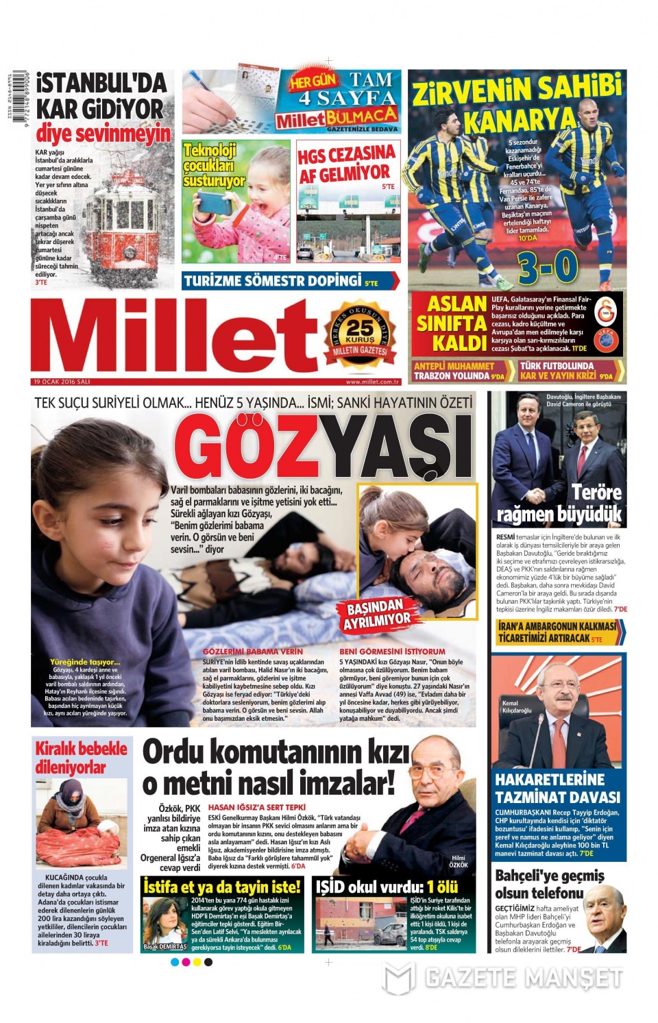 Gazeteler bugün ne yazdı? - 689