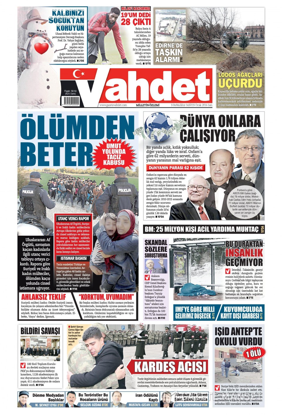 Gazeteler bugün ne yazdı? - 844