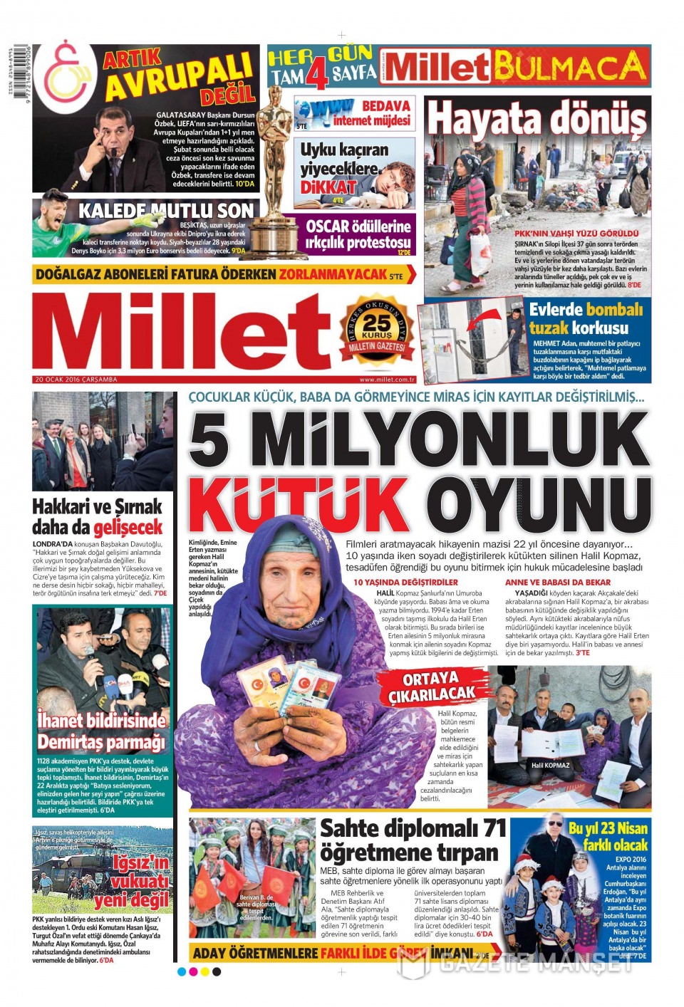 Gazeteler bugün ne yazdı? - 2