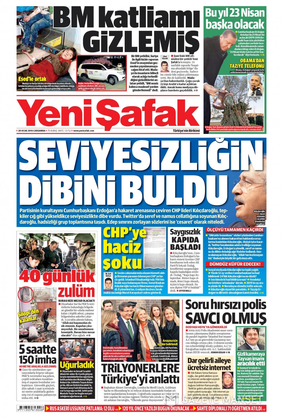 Gazeteler bugün ne yazdı? - 1