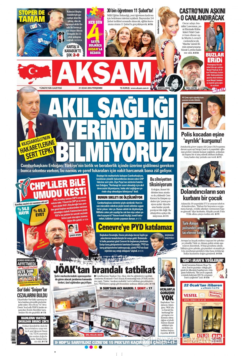 Gazeteler bugün ne yazdı? - 21