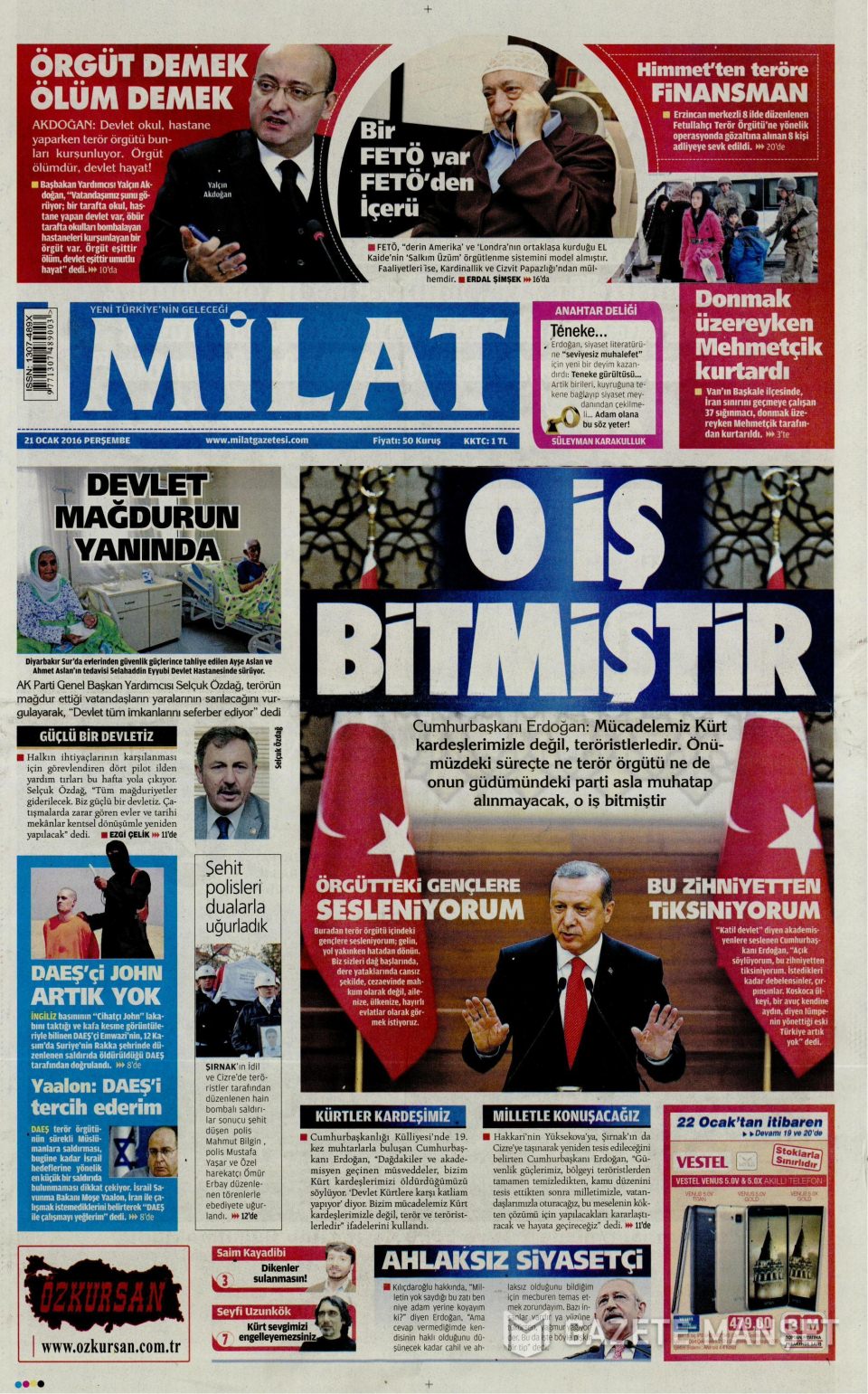 Gazeteler bugün ne yazdı? - 13