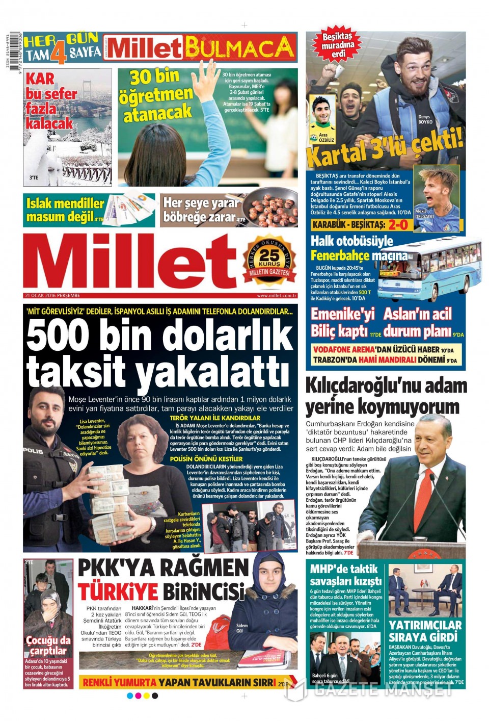 Gazeteler bugün ne yazdı? - 4