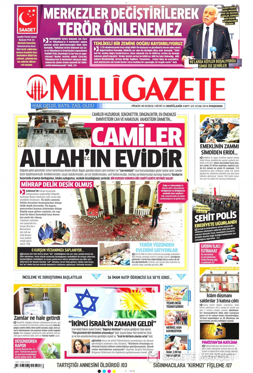 Gazeteler bugün ne yazdı? - 1