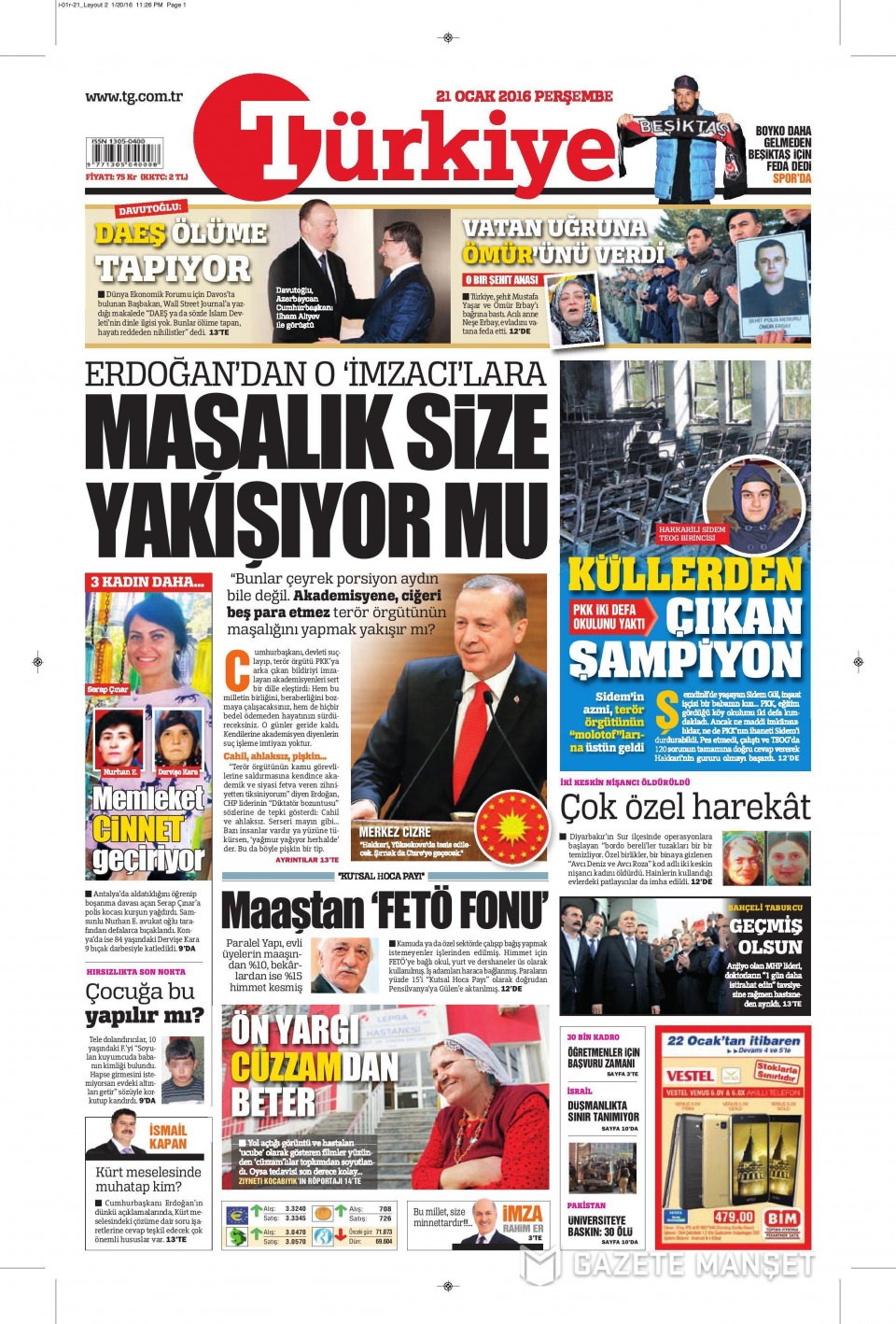 Gazeteler bugün ne yazdı? - 15