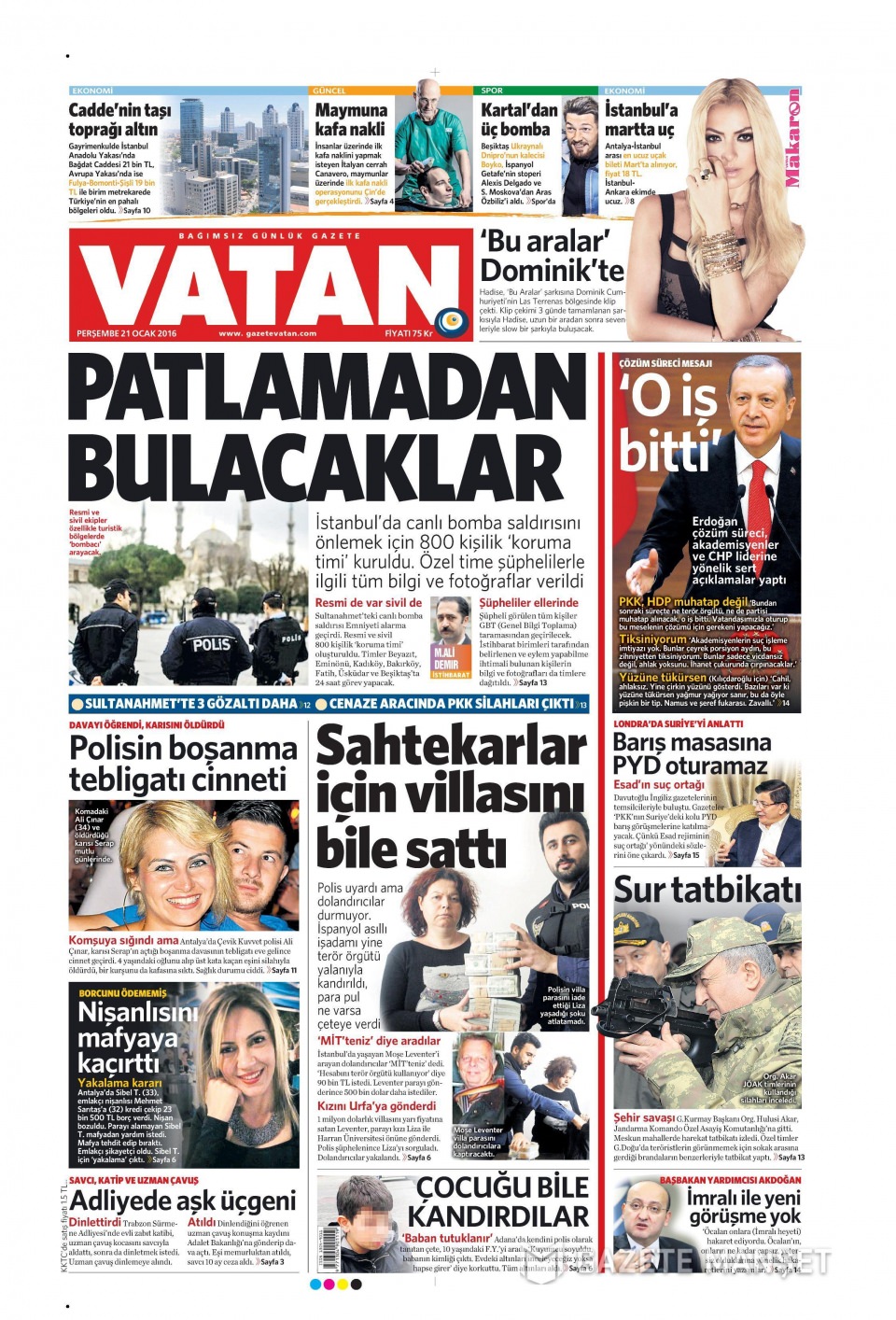 Gazeteler bugün ne yazdı? - 8