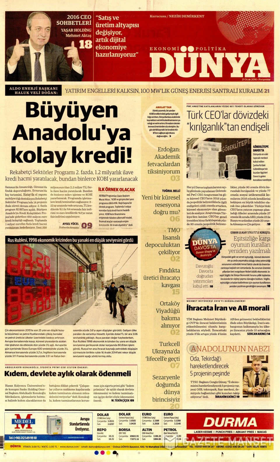 Gazeteler bugün ne yazdı? - 20