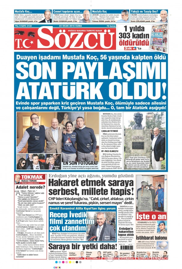 Gazeteler bugün ne yazdı? - 937