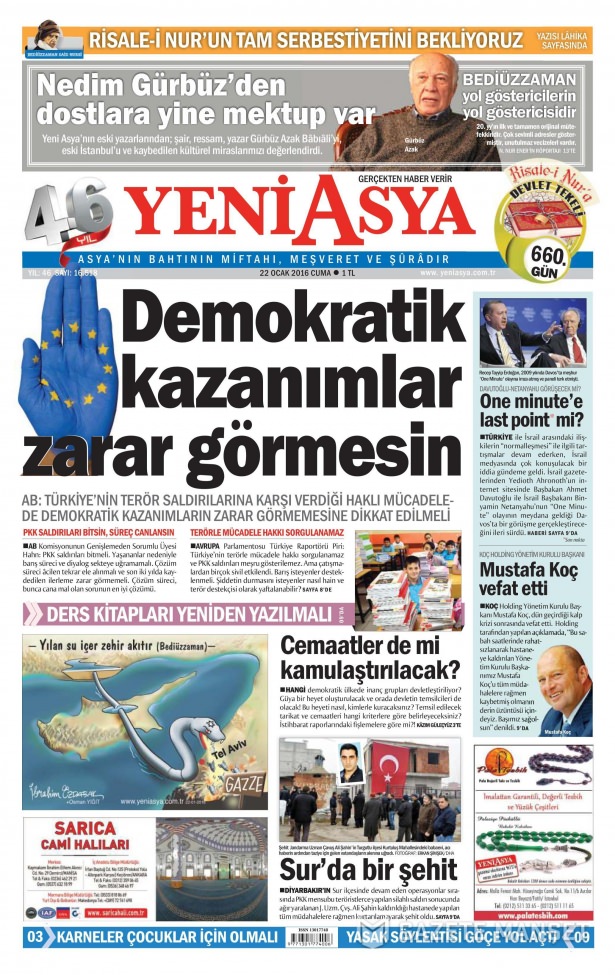 Gazeteler bugün ne yazdı? - 501