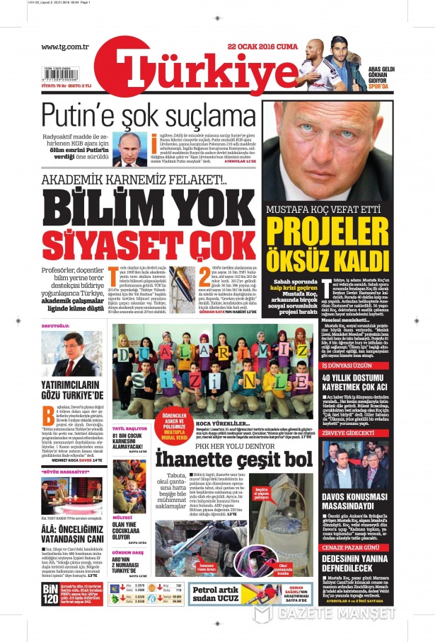Gazeteler bugün ne yazdı? - 717