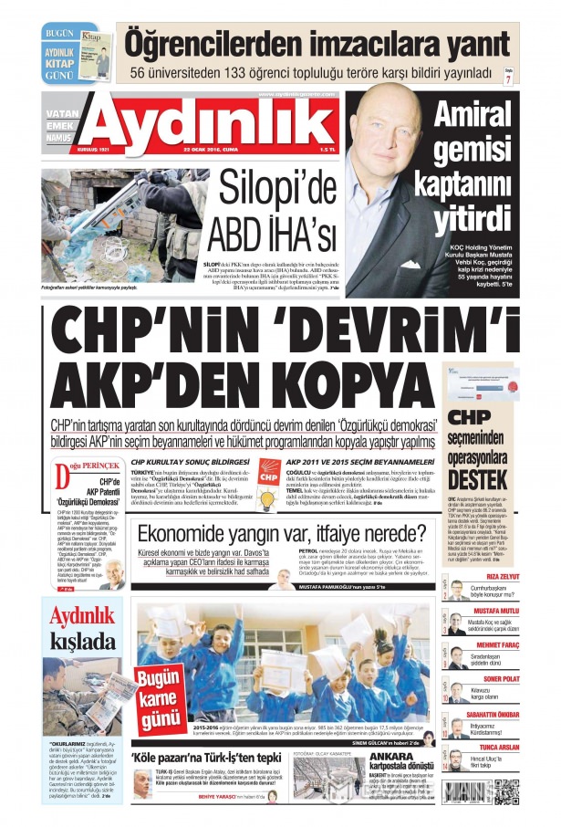 Gazeteler bugün ne yazdı? - 722