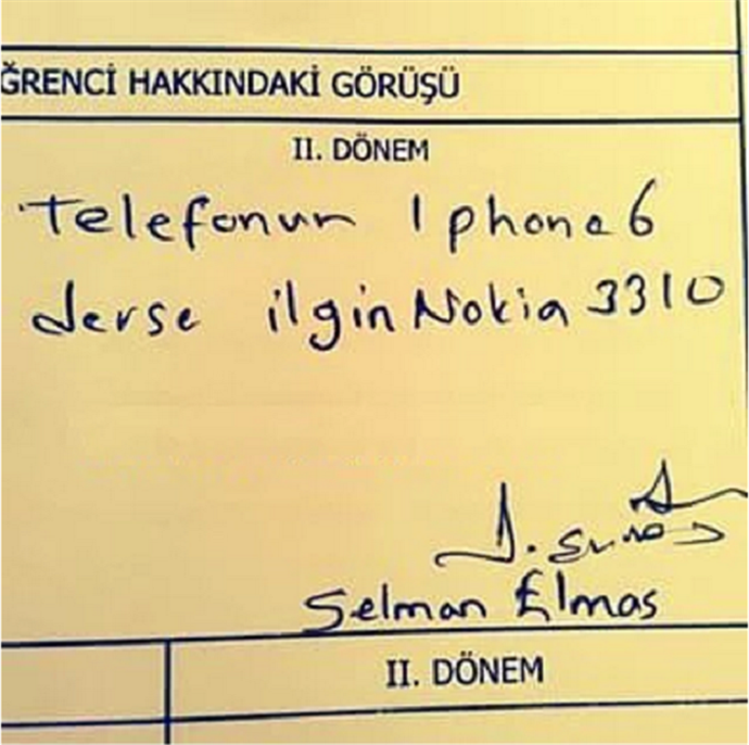 Öğretmenlerden komik karne yorumları - 670