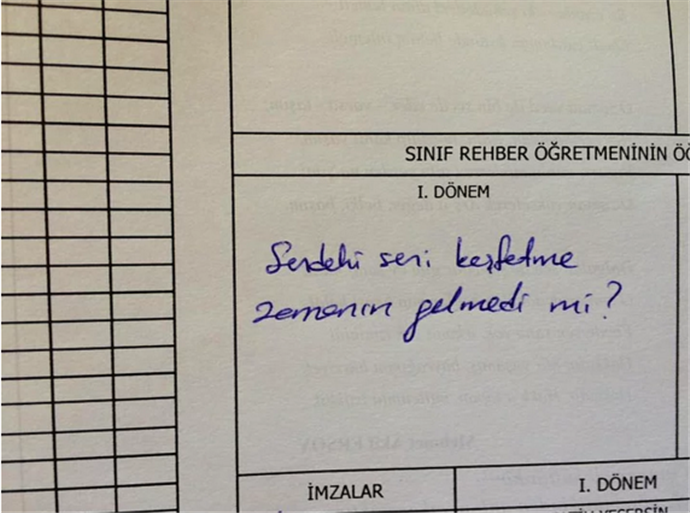 Öğretmenlerden komik karne yorumları - 658