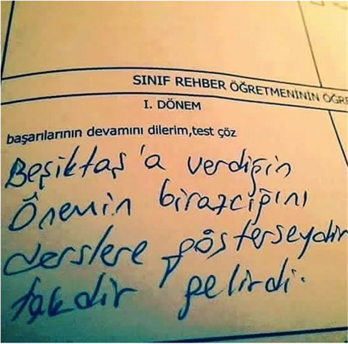 Öğretmenlerden komik karne yorumları - 927