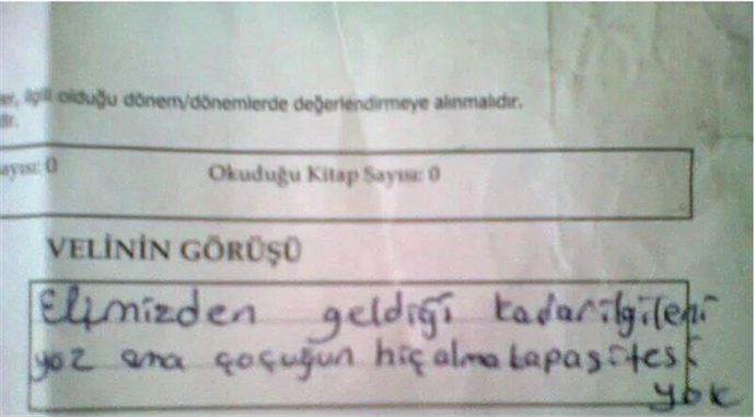 Öğretmenlerden komik karne yorumları - 787