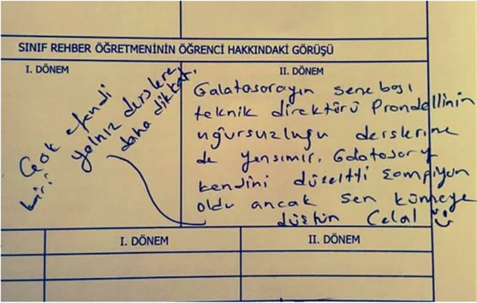 Öğretmenlerden komik karne yorumları - 710